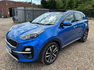 Used Kia Sportage 177 HP (130 kW) 2018 Blue SUV