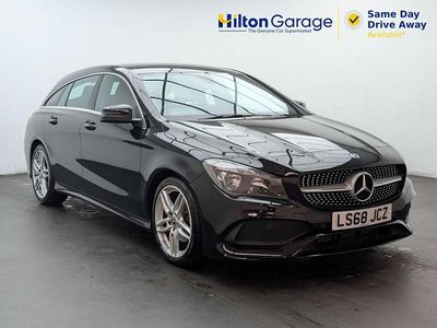 Used Mercedes CLA200 AMG line 156 HP (114 kW) 2018 Black Estate