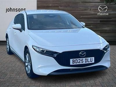 White Used 2025 Mazda 3 Prime-Line Hatchback | £18,800 (Fair price)
