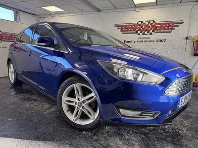 Blue Used 2015 Ford Focus Titanium Hatchback | £9,750 (Fair price)