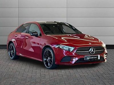 Red Used 2022 Mercedes A250 AMG Line Premium Plus Sedan | £23,850 (A bit pricey)