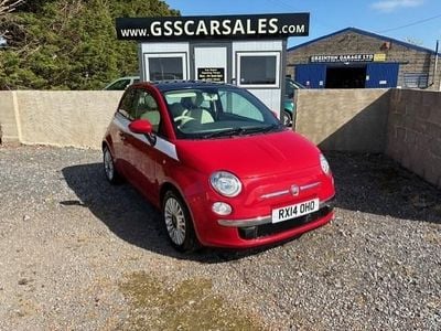 Used Fiat 500 Lounge 69 HP (50 kW) 2014 Red Hatchback