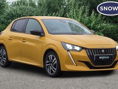 Used Peugeot 208 Active+ 75 HP (55 kW) 2023 Yellow Hatchback