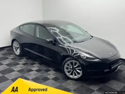 Used Tesla Model 3 Long Range AWD 254 kW (346 HP) 2021 Black Sedan