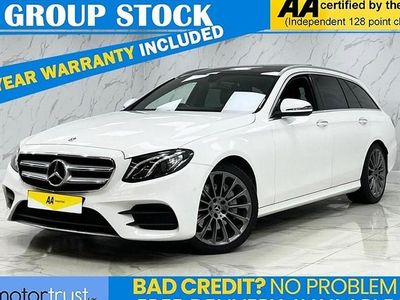 Used Mercedes E220 AMG Line Premium 194 HP (142 kW) 2018 White Estate