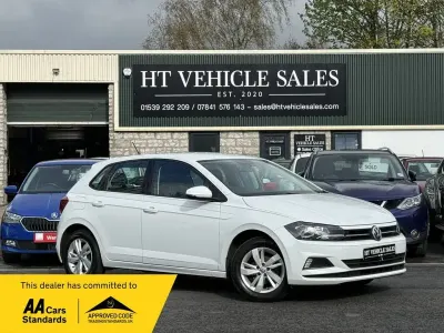 Used VW Polo SE 65 HP (47 kW) 2019 White Hatchback