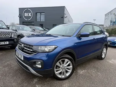 Used VW T-Cross SE 115 HP (84 kW) 2020 Blue SUV
