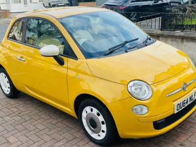 Occasion Fiat 500 2014 Jaune Citadine