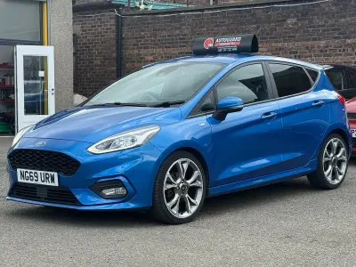 Used Ford Fiesta ST-Line X 95 HP (69 kW) 2020 Blue Hatchback