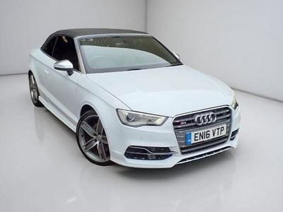 Used Audi S3 Cabriolet Design 300 HP (220 kW) 2016 White Cabriolet