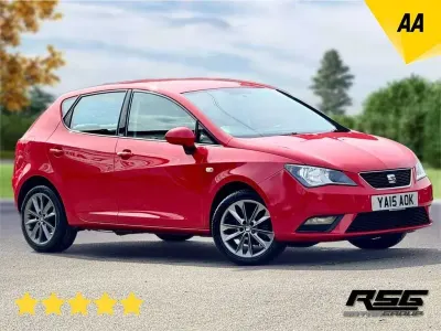 Begagnad Seat Ibiza I-Tech 105 HK (77 kW) 2015 Röd Halvkombi