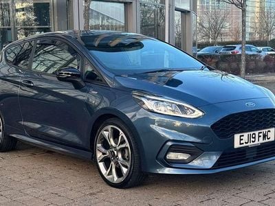 Second-hand Ford Fiesta ST-Line 125 CP (91 kW) 2019 Albastru Hatchback