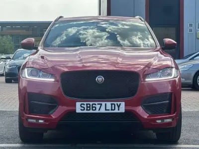 Used Jaguar F-Pace R-Sport 180 HP (132 kW) 2017 Red SUV
