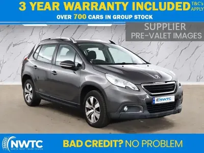 Używany Peugeot 2008 Active 75 KM (55 kW) 2015 Szary SUV
