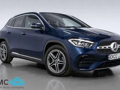 Used Mercedes GLA180 AMG Line Premium 136 HP (100 kW) 2022 Blue SUV