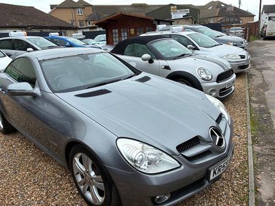 Used Mercedes SLK200 184 HP (135 kW) 2009 Silver Cabriolet