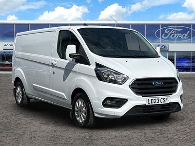 White Used 2023 Ford Transit Custom Limited Van | £19,995 (Fair price)