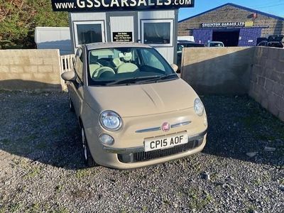 Beige Used 2015 Fiat 500 Pop Star Hatchback | £3,695 (Fair price)