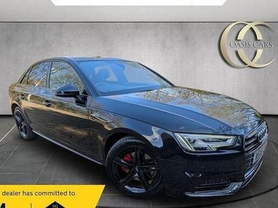 Used Audi A4 S-Line 190 HP (139 kW) 2018 Black Sedan