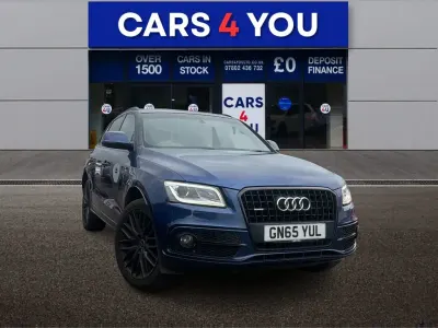 Used Audi Q5 S-line plus 190 HP (139 kW) 2015 Blue SUV