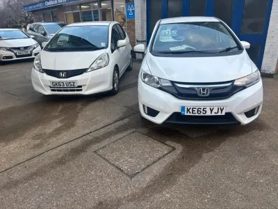 Begagnad Honda Jazz ES 99 HK (72 kW) 2013 Vit Halvkombi