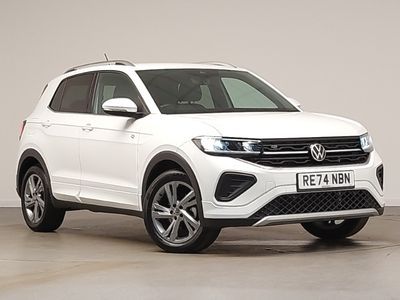 White Used 2024 VW T-Cross R-line SUV | £23,998 (A bit pricey)