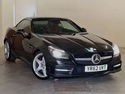 Used Mercedes SLK250 AMG 204 HP (150 kW) 2012 Black Cabriolet