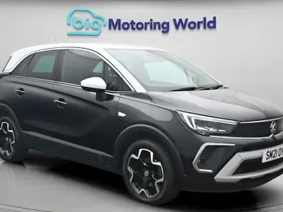 Used Vauxhall Crossland Elite 110 HP (80 kW) 2021 Black SUV