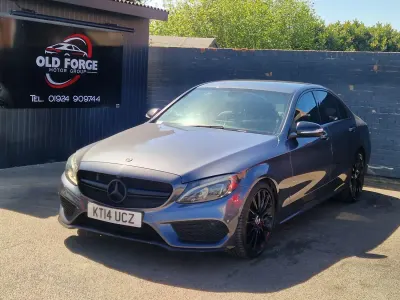Usado Mercedes C250 AMG line 2014 Cinzento Sedan