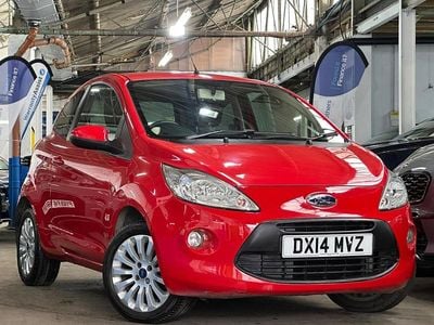 Used Ford Ka Zetec 69 HP (50 kW) 2014 Red Hatchback