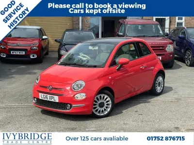 Used Fiat 500 Lounge 69 HP (50 kW) 2016 Pink Hatchback