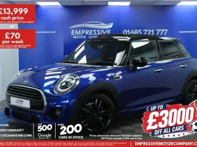 Used Mini Cooper Hatch 136 HP (100 kW) 2019 Blue Hatchback