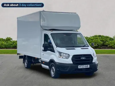 Used Ford Transit 130 HP (95 kW) 2023 White Cabriolet