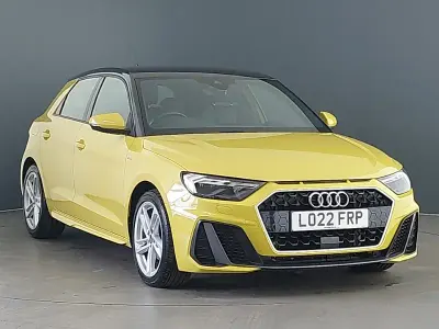 Used Audi A1 S-Line 110 HP (80 kW) 2022 Yellow SUV