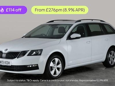 White Used 2019 Skoda Octavia SE Technology Estate | £14,198 (Fair price)
