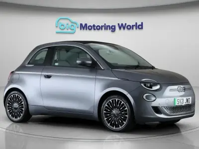 Used Fiat 500e La Prima 86 kW (118 HP) 2021 Grey Cabriolet