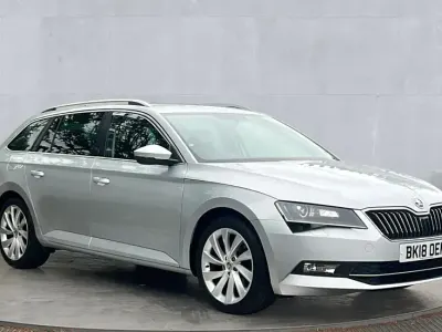 Second-hand Skoda Superb SE L Executive 150 CP (110 kW) 2018 Argintiu