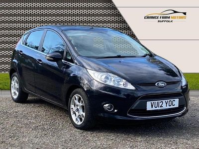 Used Ford Fiesta Zetec 82 HP (60 kW) 2012 Black Hatchback