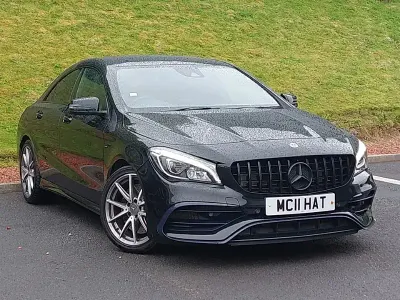 Used Mercedes CLA45 AMG 381 HP (280 kW) 2018 Black Sedan
