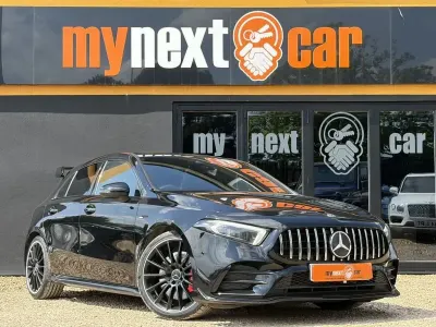 Begagnad Mercedes A35 AMG Premium Plus 2019 Svart Halvkombi