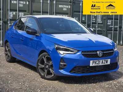 Used Vauxhall Corsa Ultimate 130 HP (95 kW) 2021 Blue Hatchback