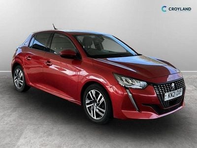 Used Peugeot 208 Allure 100 HP (73 kW) 2021 Red Hatchback