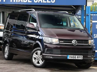 Begagnad VW Transporter Highline 2017 Lila Van