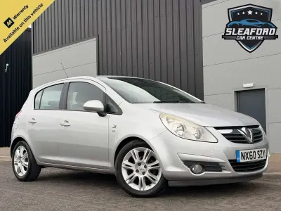 Used Vauxhall Corsa 100 HP (73 kW) 2010 Silver Hatchback