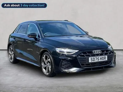 Used Audi A3 Sportback S-Line 150 HP (110 kW) 2025 Black Hatchback