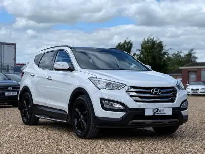 Used Hyundai Santa Fe Premium SE 194 HP (142 kW) 2014 White SUV