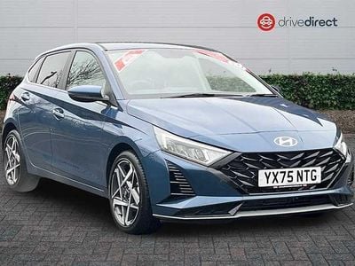 New Hyundai i20 Premium 100 HP (73 kW) 2025 Blue Hatchback