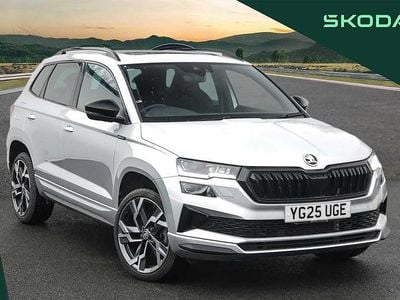Used Skoda Karoq SportLine 150 HP (110 kW) 2025 Brilliant silver metallic SUV