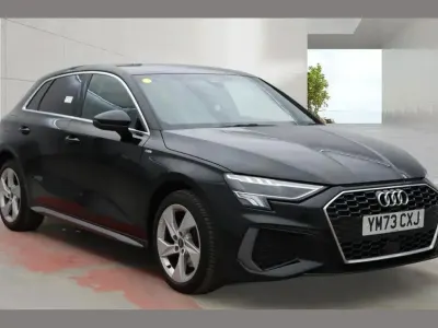 Used Audi A3 e-tron S-Line 200 HP (147 kW) 2024 Black Hatchback