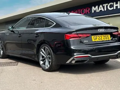 Used Audi A5 Sportback S-Line 2022 Black Hatchback